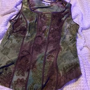 Dress Barn Cottage Core Fairy Core Grunge Shirt